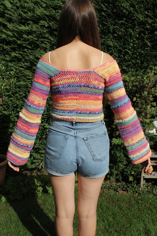 Rainbow long sleeve top