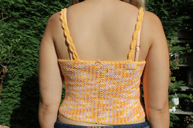 Peach Crop Top
