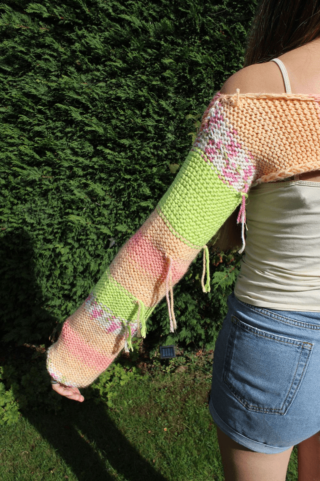 Peachy Knitted Sleeves 