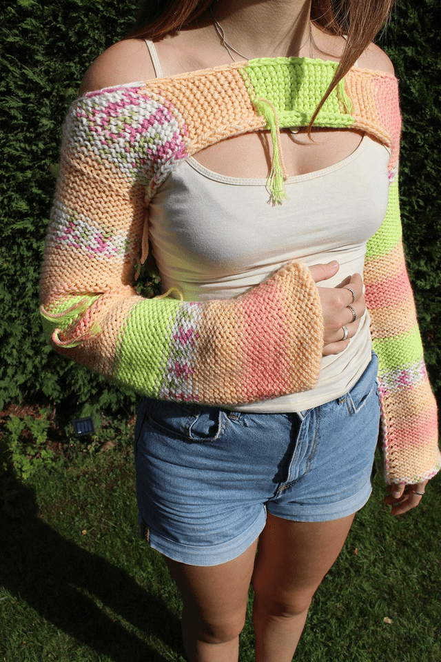 Peachy Knitted Sleeves 
