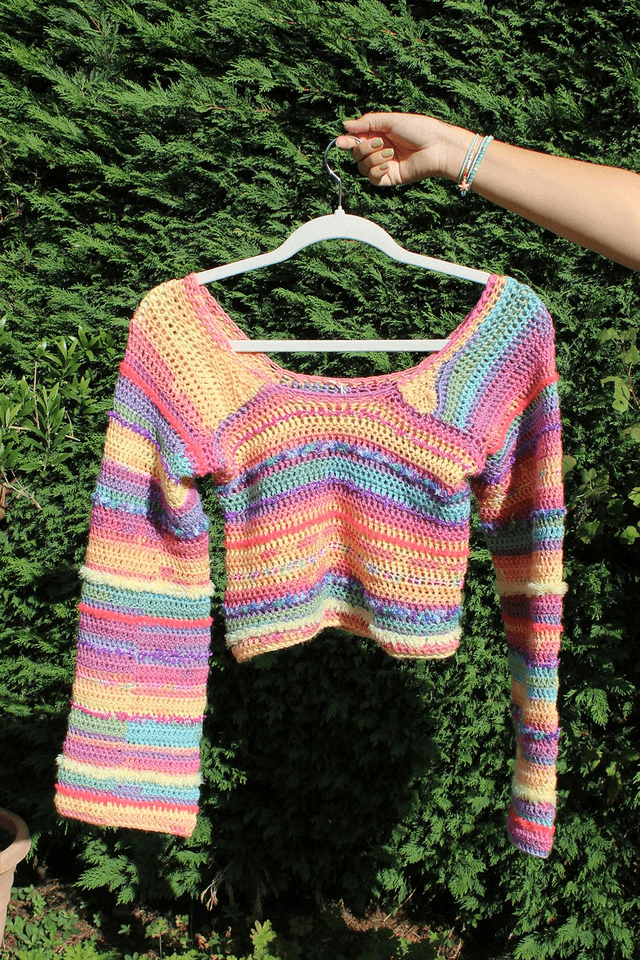 Rainbow long sleeve top