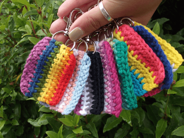Pride Flag Keyrings